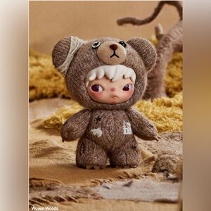 Authentic Hirono Road Journal - Plush Doll Pendant - WOVEN WOODS - UNOPENED